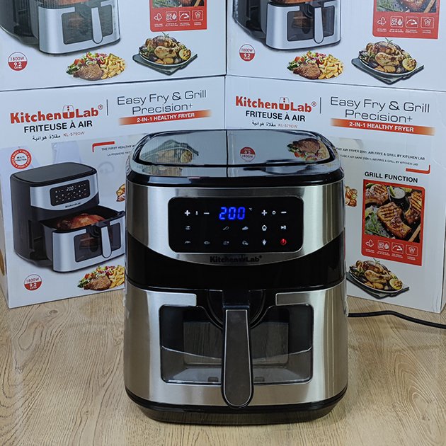 AirFryer inox 9.2 L 1800W KitchenLab