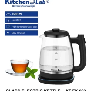 Bouilloire Électrique Sans Fil 1500W 2 litres Kitchen Lab KT-B002