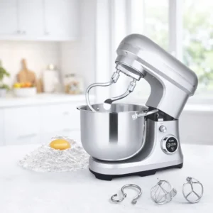 Pétrin Double Crochet Brandmann – Bol 10L, 2000W BR-STM-003 Gris