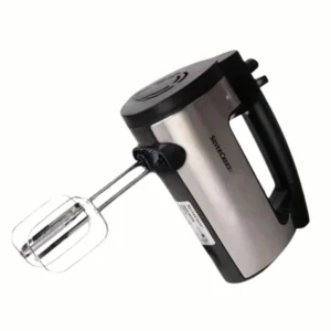 Batteur à Main Électrique SilverCrest en Inox - 300W, Modèle HM833 - Noir et Argent