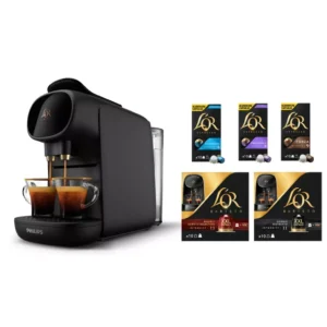 Machine à café à capsules L'Or Barista Philips avec 50 capsules Cadeau -LM9012 NOIR