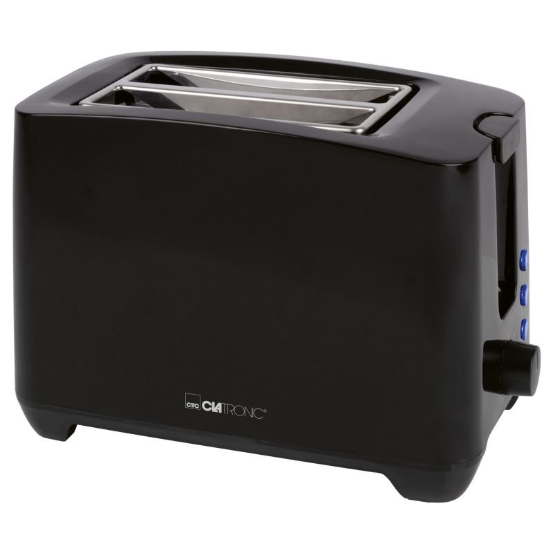 Grille-Pain Électrique 750W 2 Tranches Avec Fonction Décongélation Clatronic TA3801