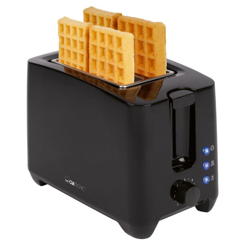 Grille-Pain Électrique 750W 2 Tranches Avec Fonction Décongélation Clatronic TA3801 – Image 6