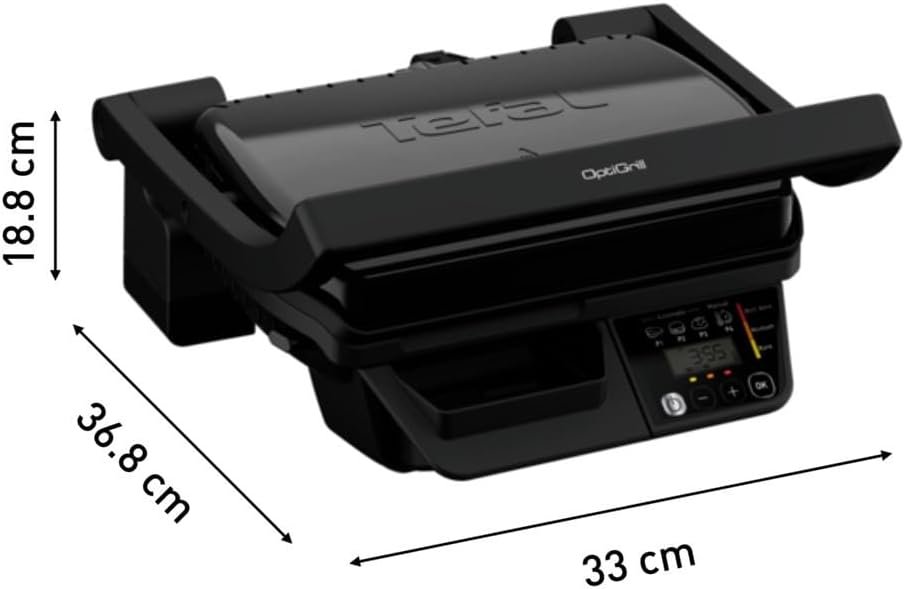 Grill À Viande Électrique 2000W OptiGrill Tefal GC7P0810 – Image 8