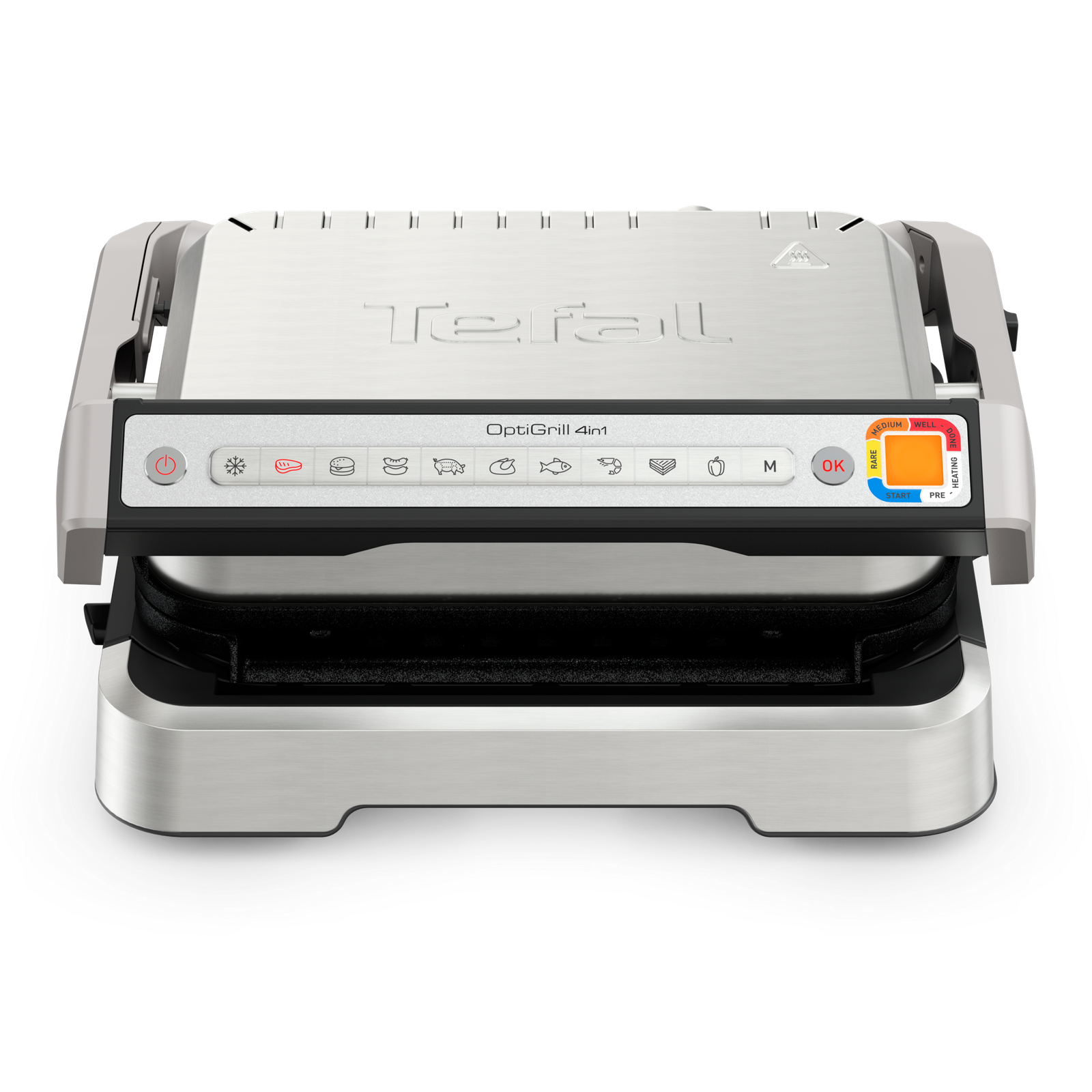 Grill À Viande Électrique 4En1 Intelligent 2100W 9 Programmes OptiGrill Tefal GC774D10