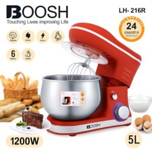 Pétrin inox 05L - 1200W - 06 Vitesses Boosh