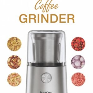 Moulin inox 2 en 1 Multifonction Epice et Café  200W 85G SilverCrest CG9701A-CB