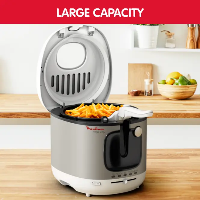 Friteuse Mega 2100W - 2 kg Moulinex AM480070 – Image 3