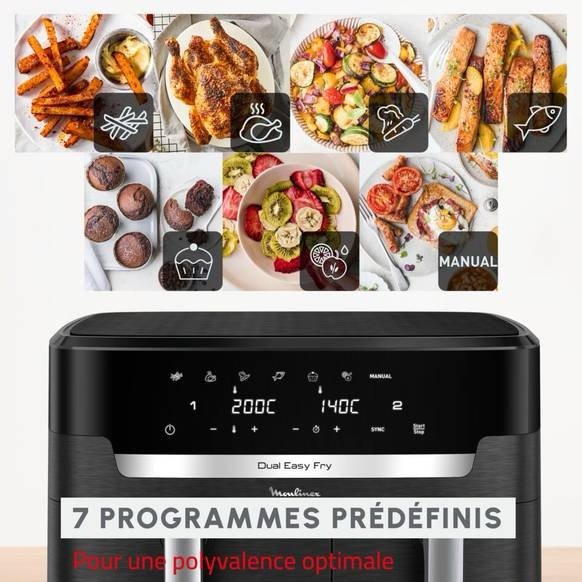 Air Fryer 6,5L + 4,5L Moulinex EZ9428F0 – Image 5