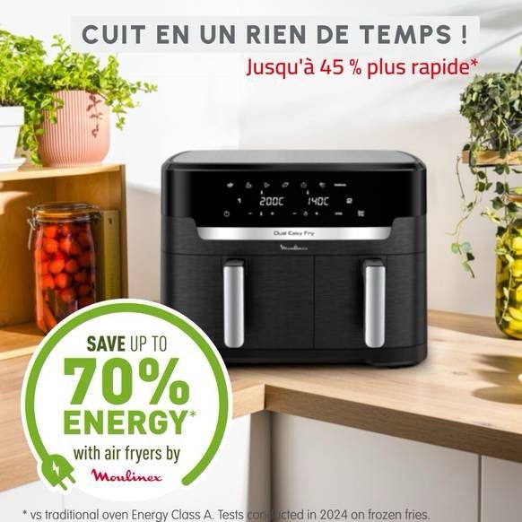 Air Fryer 6,5L + 4,5L Moulinex EZ9428F0 – Image 7