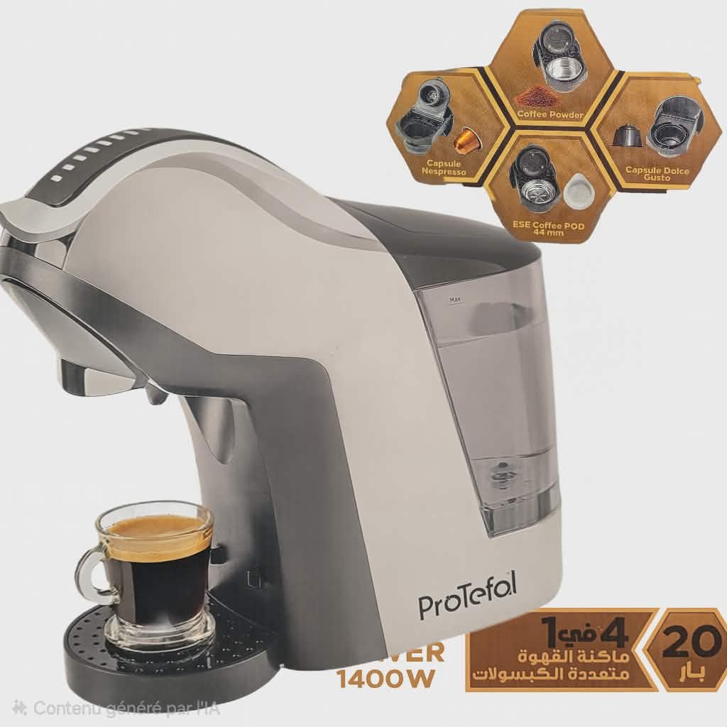 Cafetière 4 en 1 Multi-Capsules 20 Bar 1400W ProTefal – Image 3