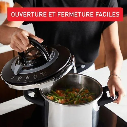 Seb Cocotte-Minute Clipso+ CHEF (4.5L, 6L, 8L, 10L) Induction Inox – Image 2