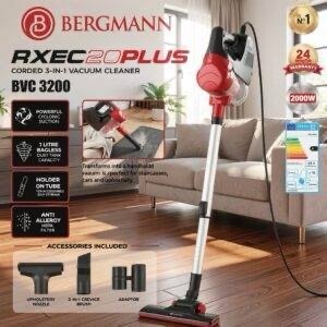 Aspirateur Balai 3 en 1 – 2000W Bergmann BVC3200