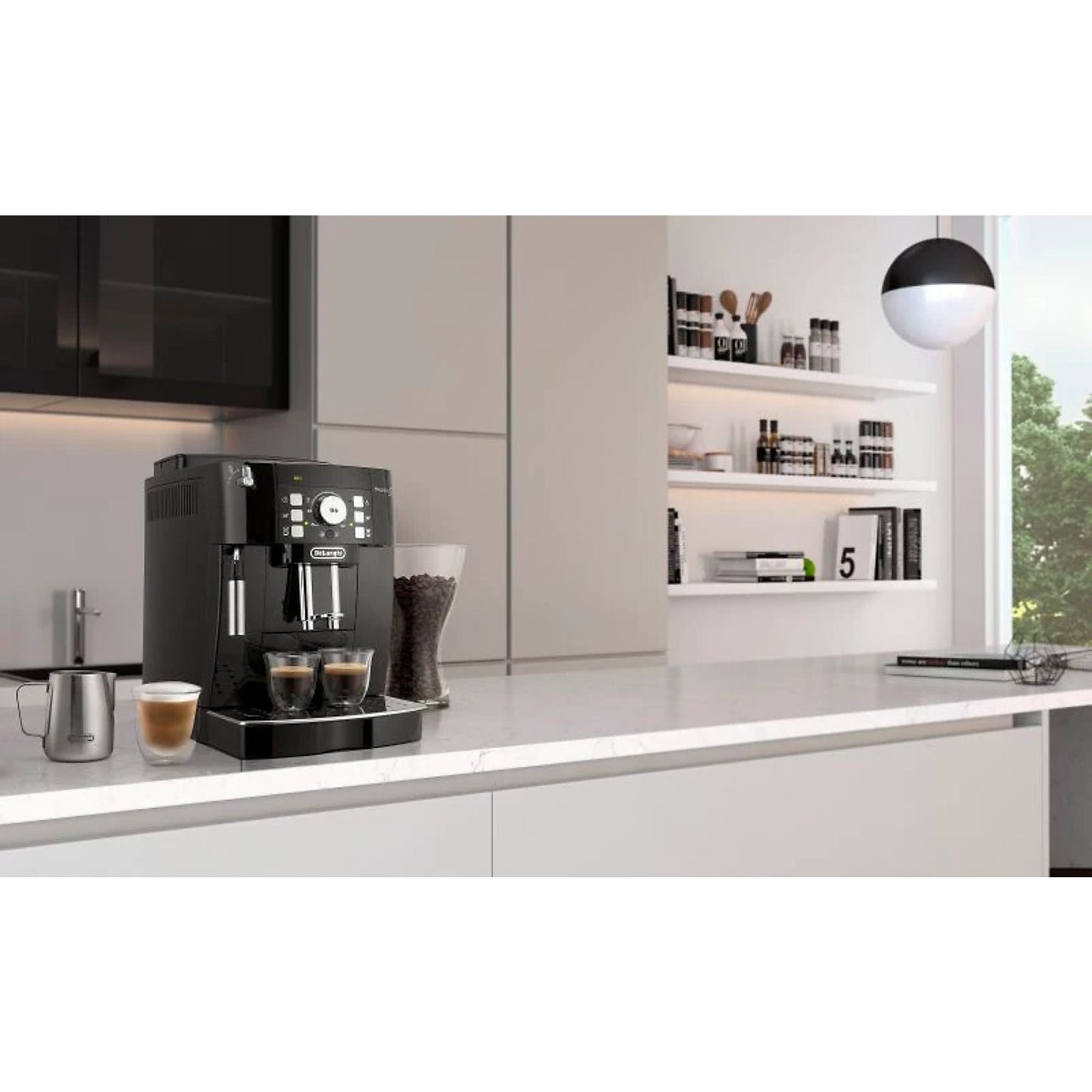 DE LONGHI Machine expresso Magnifica (ECAM21.117B) - Machine expresso full automatique - Noir – Image 8