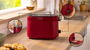 Toaster compact MyMoment Rouge TAT2M124