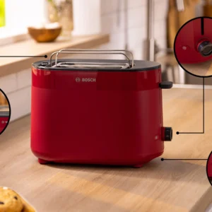 Toaster compact MyMoment Rouge TAT2M124