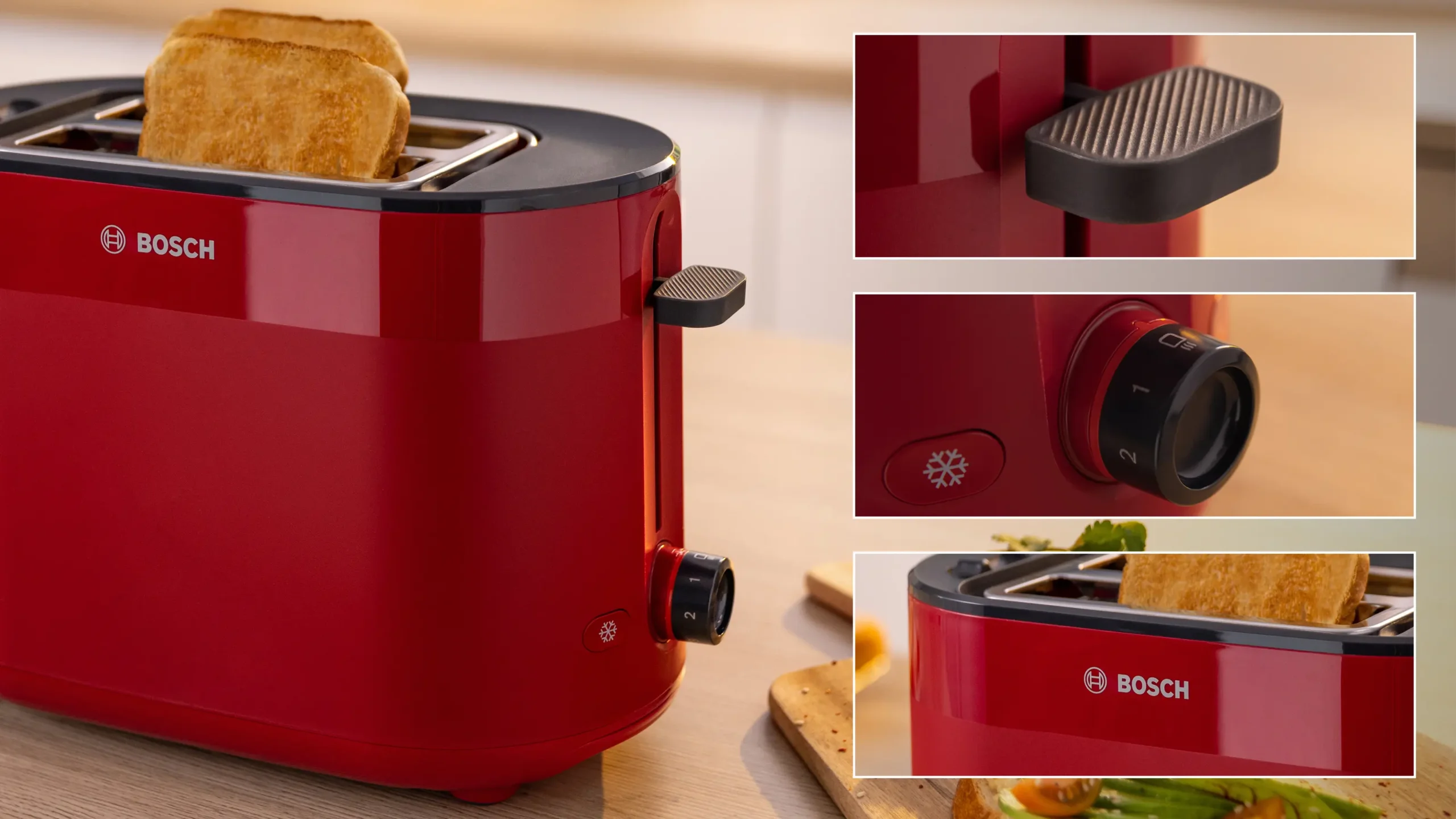 Toaster compact MyMoment Rouge TAT2M124 – Image 5