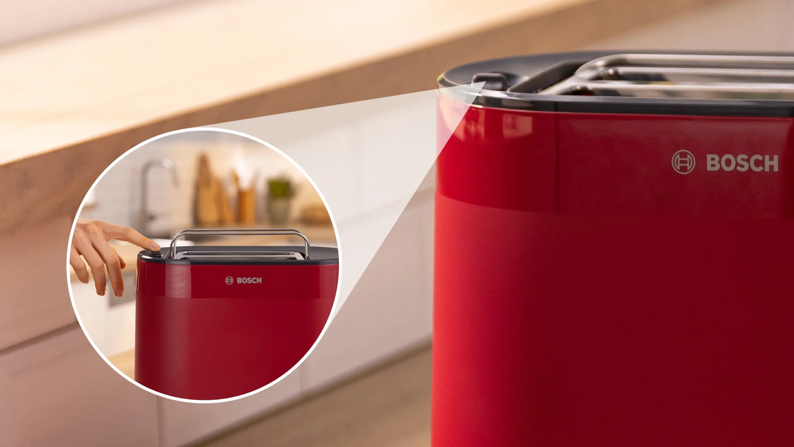 Toaster compact MyMoment Rouge TAT2M124 – Image 4