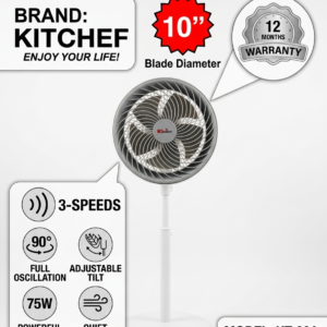 Ventilateur de circulation d'air KCHEF - Modèle KT-30A