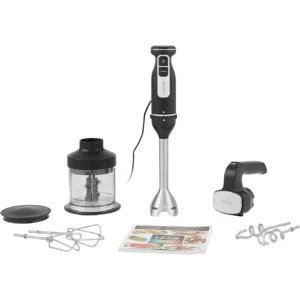 Kit Mixeur Plongeant Hachoir Batteur Base Multifonction 850W Ninja Original CI100EU