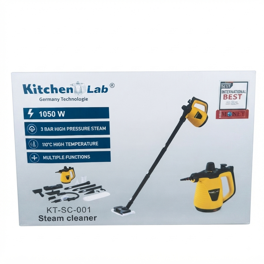 Kitchen Lab KT-SC-001 - Nettoyeur Vapeur Portable Ultra-Polyvalent avec 12 Accessoires – Image 5