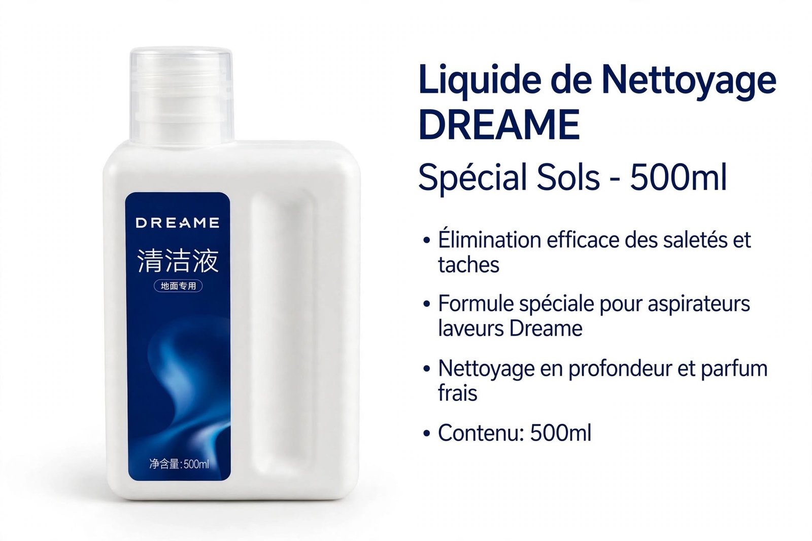 Liquide de Nettoyage DREAME - Spécial Sols - 500ml