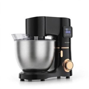 BOMANN KM 6173 CB - Pétrin Professionnel 6,2L - 2000W Max [Noir / Rose Gold]
