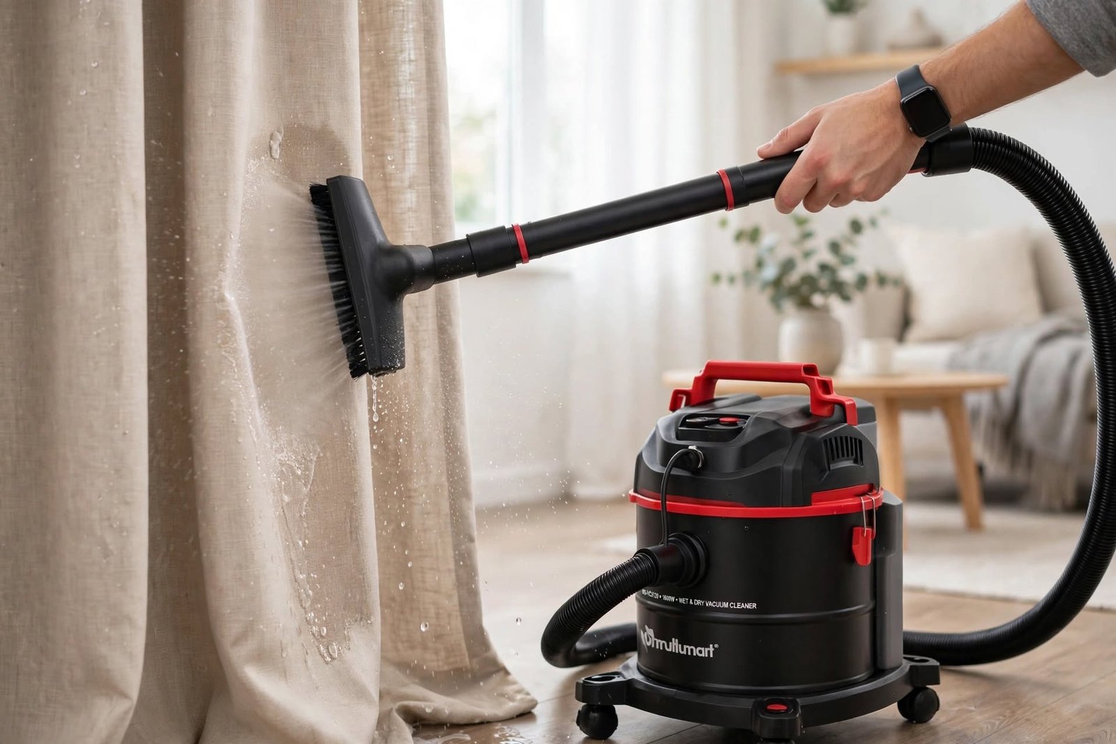 Aspirateur Tapis Multismart MS-VC5120 - Eau et Poussière 20L - 1400W – Image 6