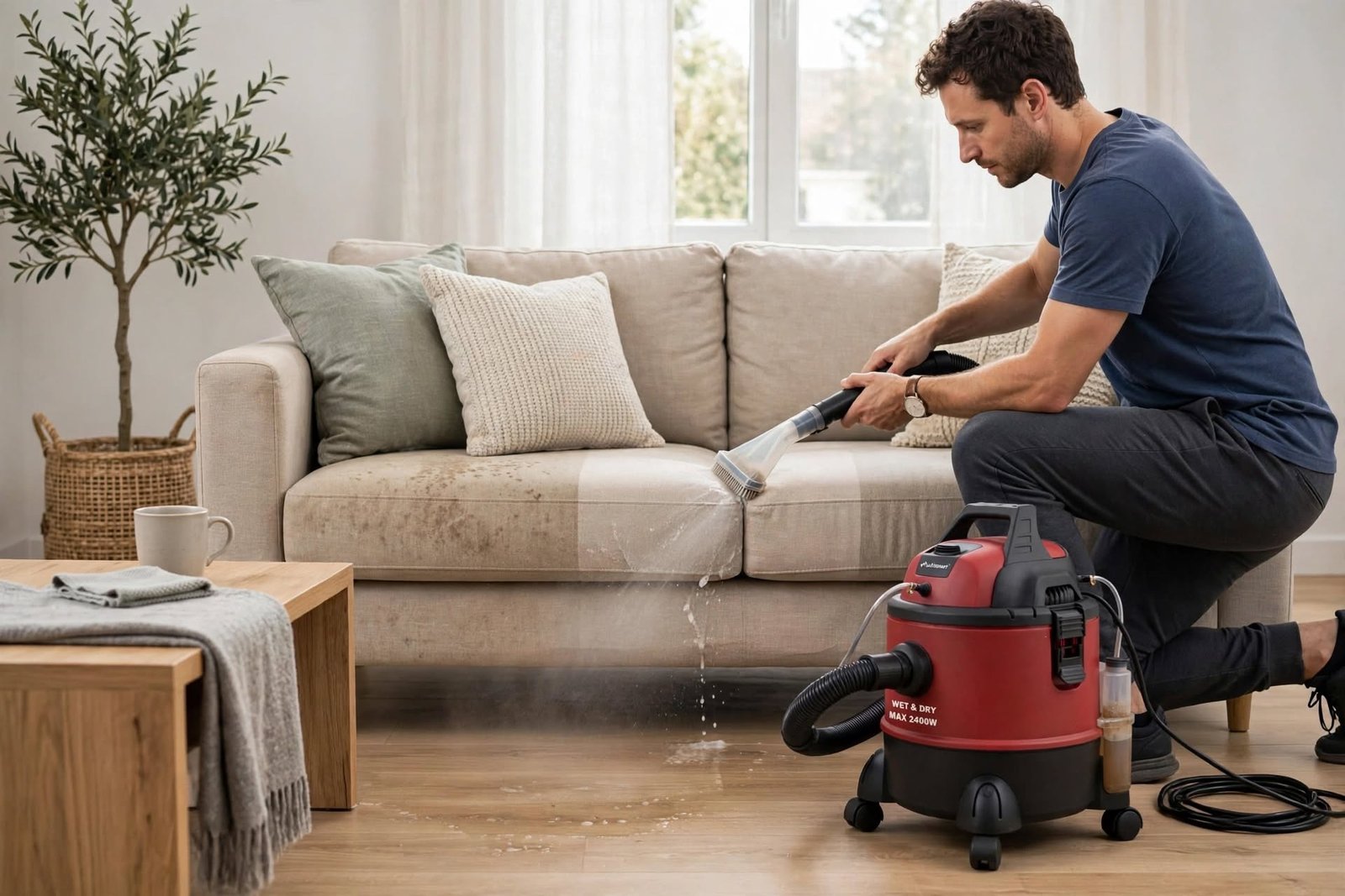 Aspirateur Tapis Multismart MS-VC5120 - Eau et Poussière 20L - 1400W – Image 4