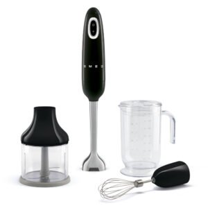 Mixeur plongeant avec accessoires Noir SMEG