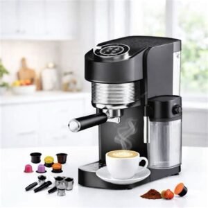 produit Kitchen Lab KT-CM-002 - 4 en 1, prête à mettre sur ton site BRAHIM ELECTRO LUXE en dessous de la description. Elle utilise exactement les 4 accessoires d'origine sans rien ajouter.