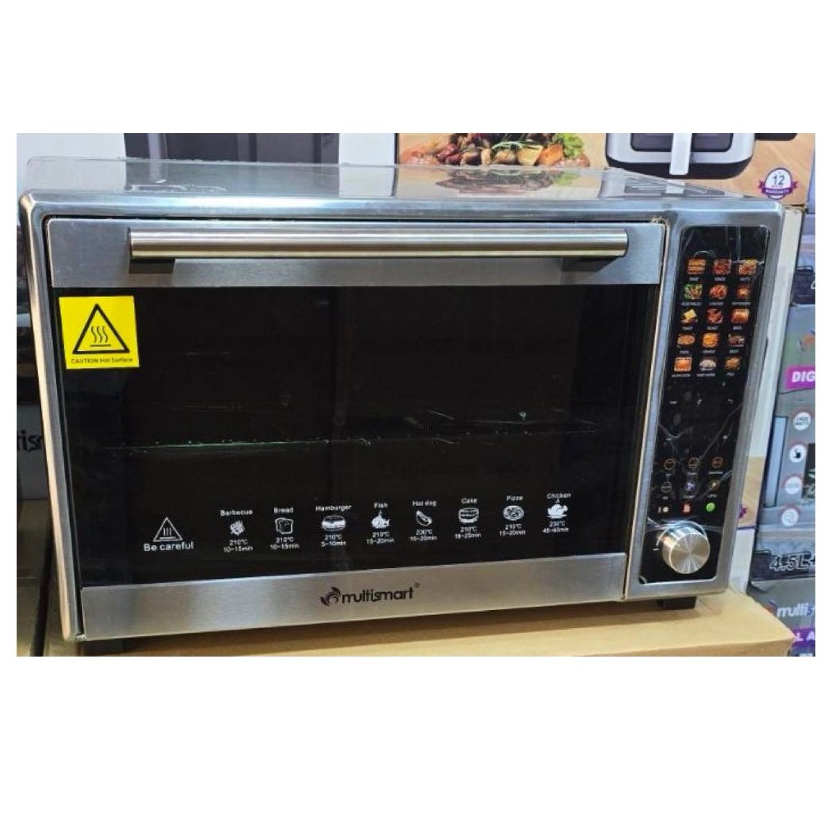 Multismart MS-OV2350 - Four Électrique Digital 50L Inox - 1900W