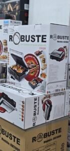 ROBUSTE Modèle GV2000 - Grill Panini & Viande 2000W - Plaque En Granit