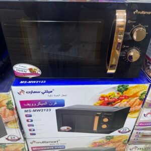 Micro-ondes MULTISMART MS-MW2123 - 23 Litres - Design Black & Rose Gold Élégant