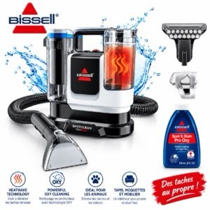 Nettoyeur de tache Bissell SpotClean ProHeat Advanced 1125W 3924N